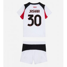 AC Milan Ardon Jashari #30 Borte skjorte til barn 2025-26 Kortermet (+ korte bukser)